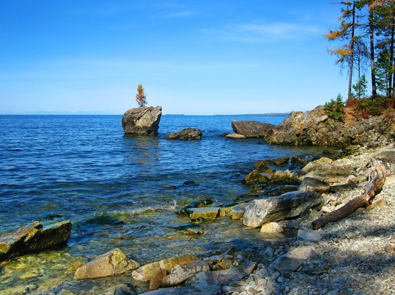 Скала черепаха на байкале фото