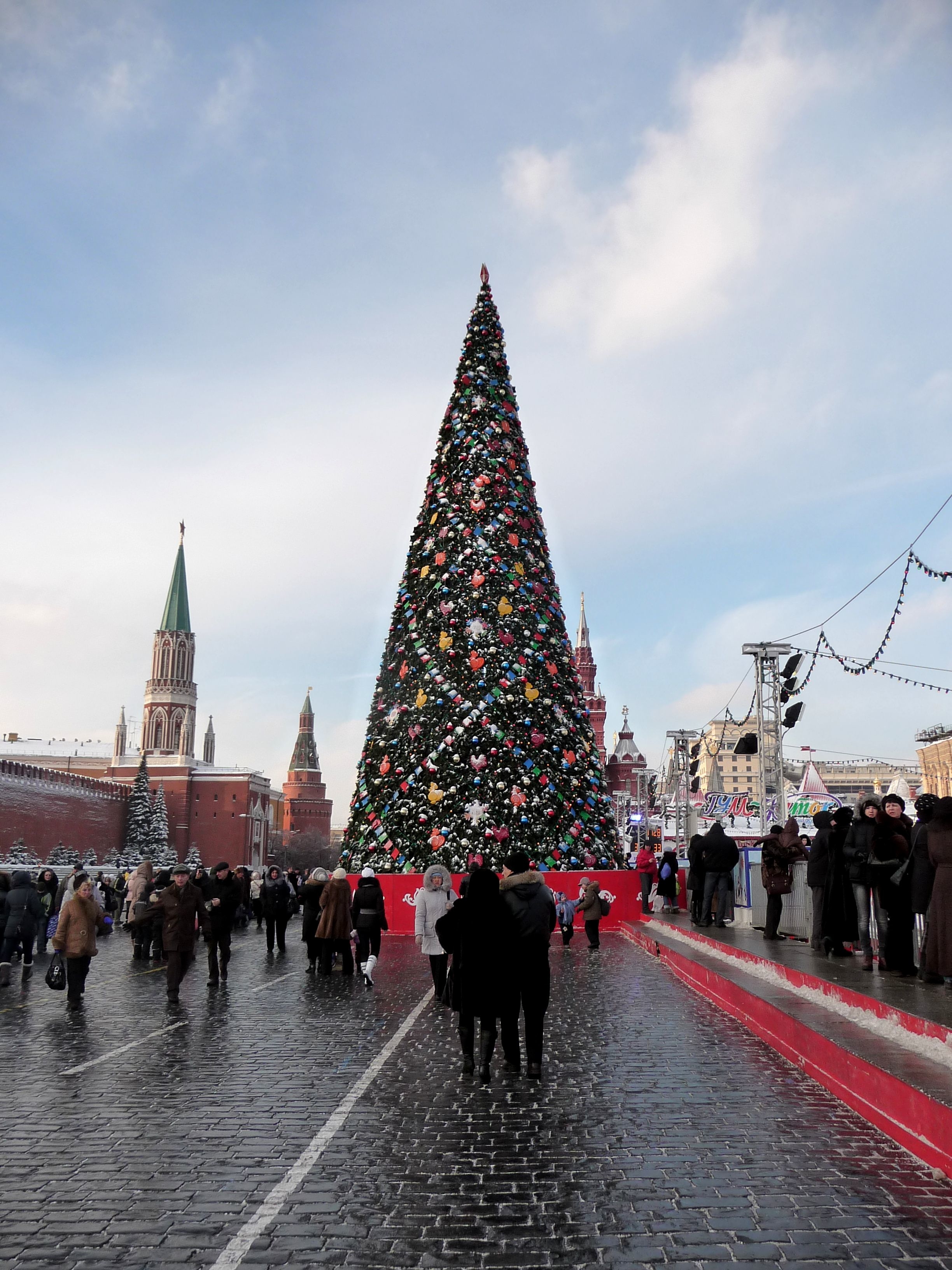 москва новый год на красной площади