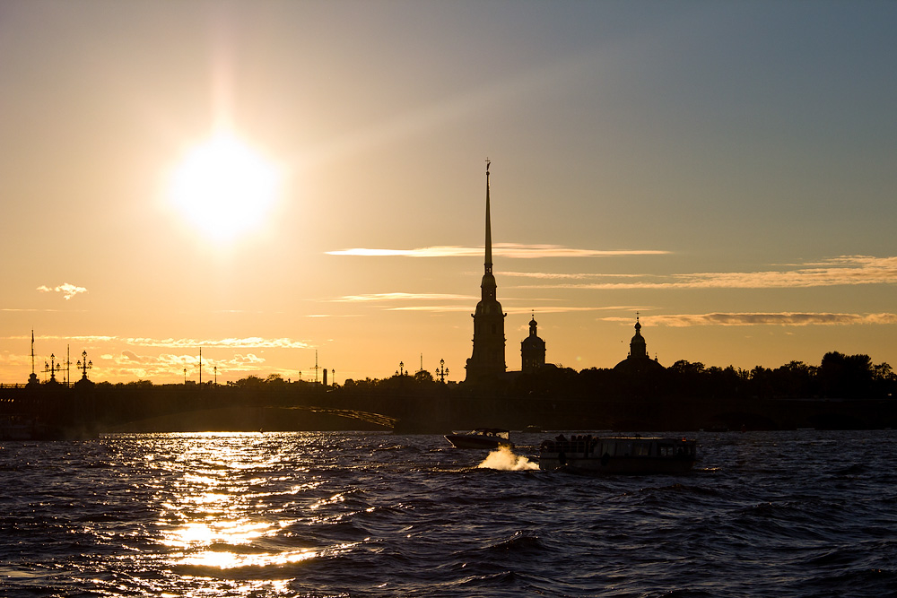 Закат в питере сегодня фото